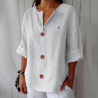 Blusa Casual de Lino RL