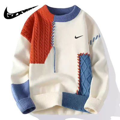 Nike – Patchwork Knit Sweater
