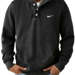 Nike – Classic Button Collar Sweatshirt