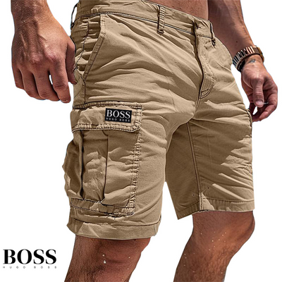 BOSS - Summit Luxe Cotton Utility Shorts