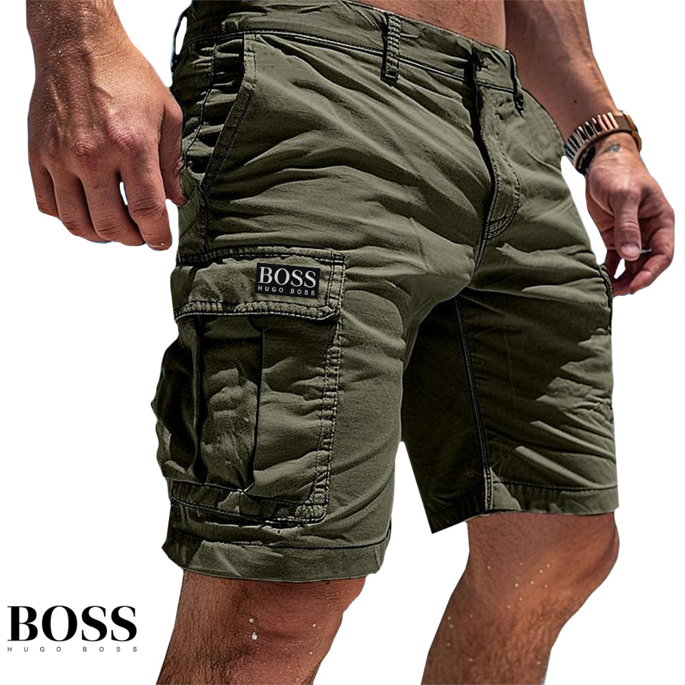 BOSS - Summit Luxe Cotton Utility Shorts