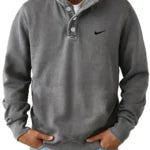 Nike – Classic Button Collar Sweatshirt