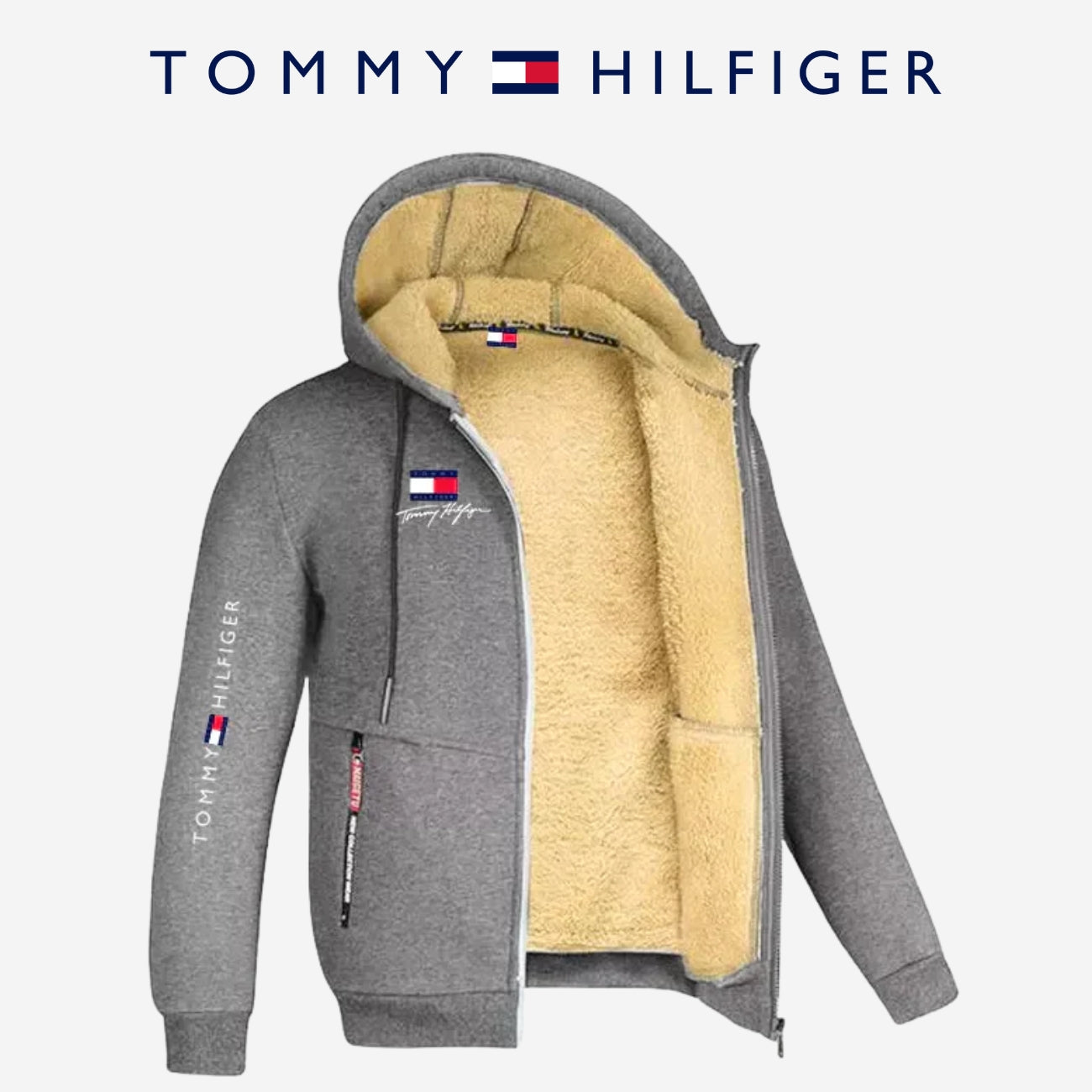 Fleece Lined Zip Hoodie