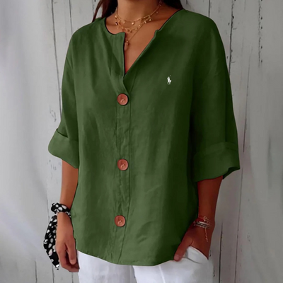 Blusa Casual de Lino RL
