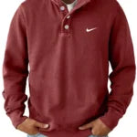 Nike – Classic Button Collar Sweatshirt
