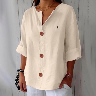 Blusa Casual de Lino RL
