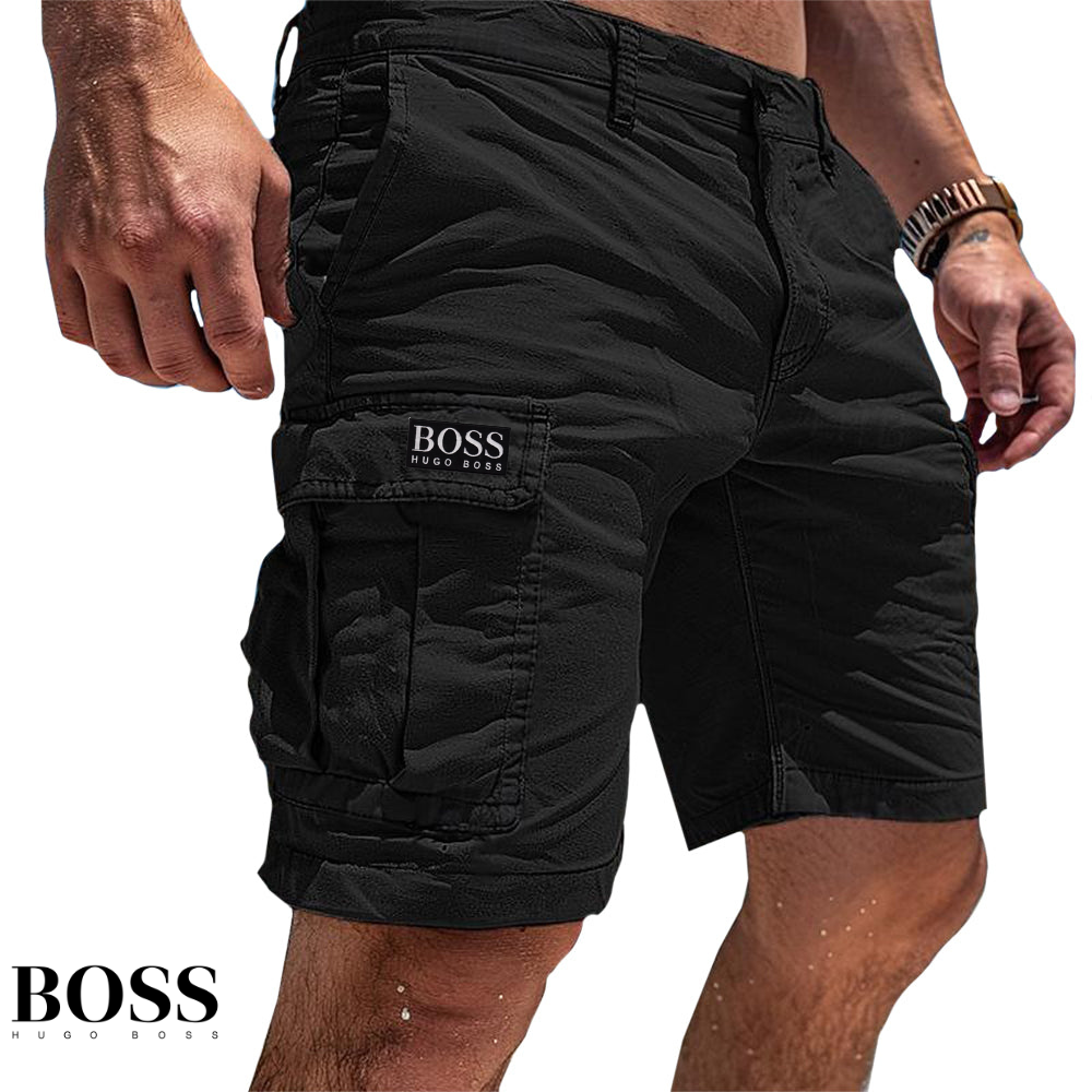 BOSS - Summit Luxe Cotton Utility Shorts