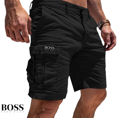 BOSS - Summit Luxe Cotton Utility Shorts