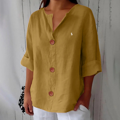 Blusa Casual de Lino RL