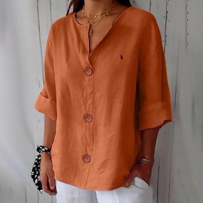 Blusa Casual de Lino RL