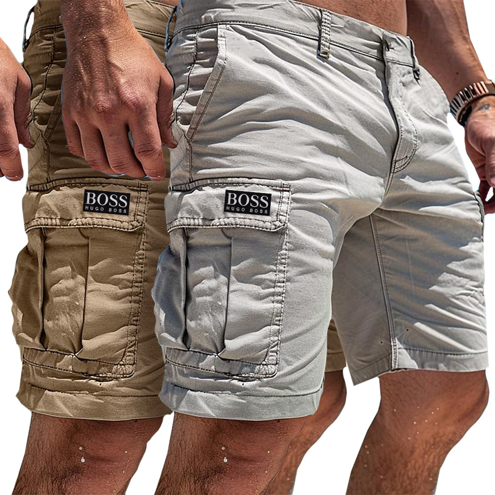 BOSS - Summit Luxe Cotton Utility Shorts