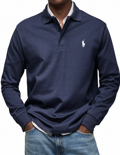 RL®  LUXURY LONG-SLEEVED POLO SHIRT