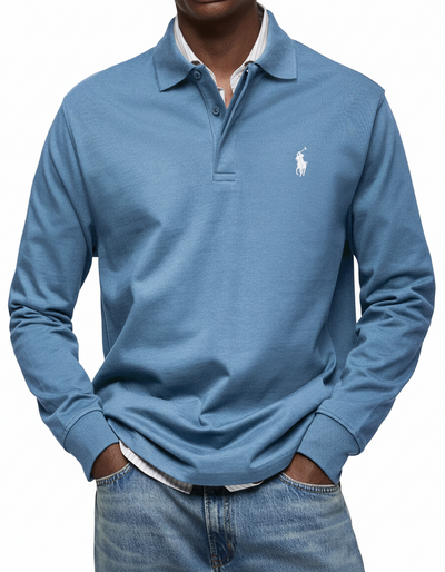 RL®  LUXURY LONG-SLEEVED POLO SHIRT