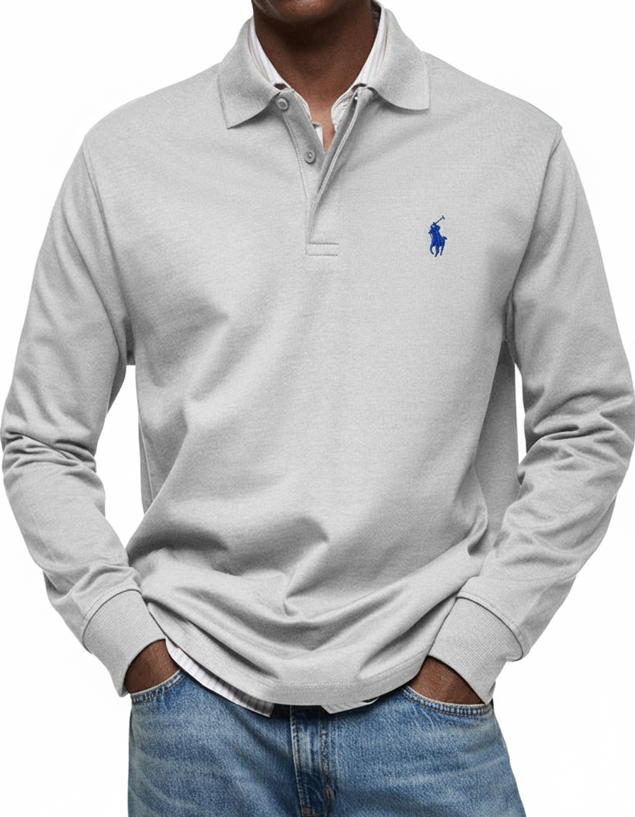 RL®  LUXURY LONG-SLEEVED POLO SHIRT