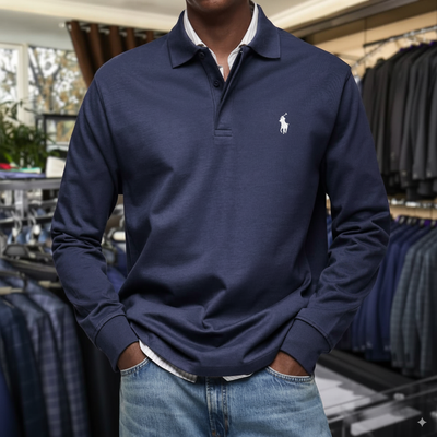 RL®  LUXURY LONG-SLEEVED POLO SHIRT