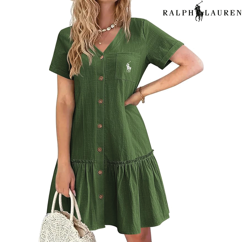 Ꮢalph Ꮮаᴜгеn – Vestido de Verano con Tirantes