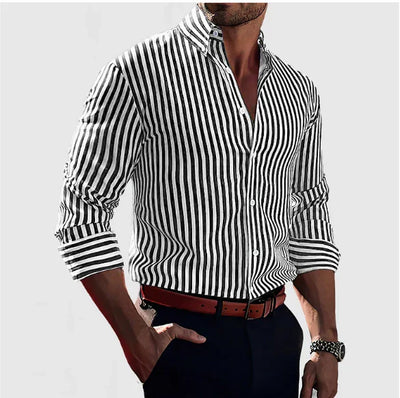 Lenoir™ | Bold Striped Shirt