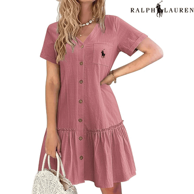 Ꮢalph Ꮮаᴜгеn – Vestido de Verano con Tirantes